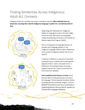 Indigenous language revitalization report, growing the fire within